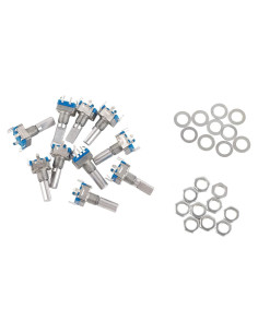 10 Piezas Codificador Rotativo EC11 360 Grados 5 Pines