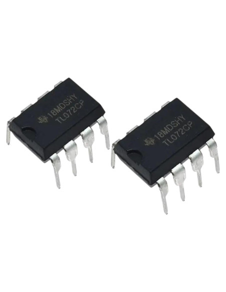10 Piezas Amplificadores Operacionales TL072CP JFET Duales