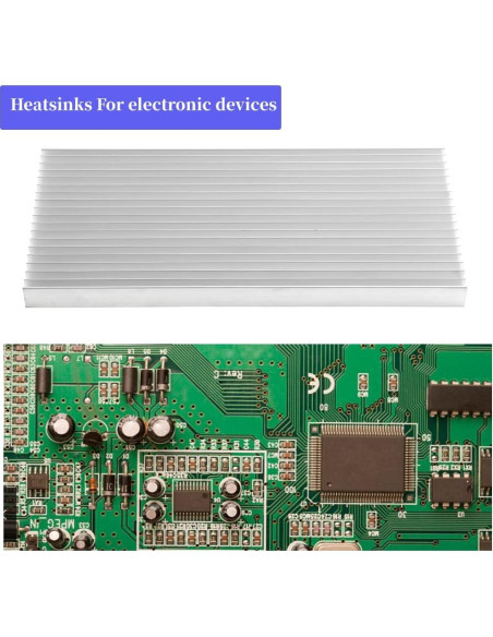 Disipador de Calor de Aluminio Tyenaza 30x14x2cm 19 Aletas