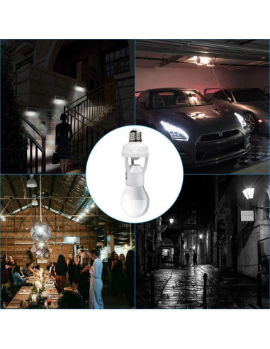 Adaptador de Bombilla con Sensor de Movimiento Toplimit E26/E27