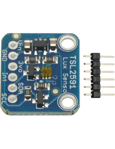 Módulo Sensor de Luz Digital TSL2591 I2C 3.3V-5V - Alta Precisión