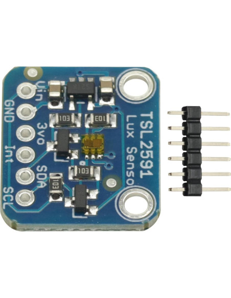 Módulo Sensor de Luz Digital TSL2591 I2C 3.3V-5V - Alta Precisión