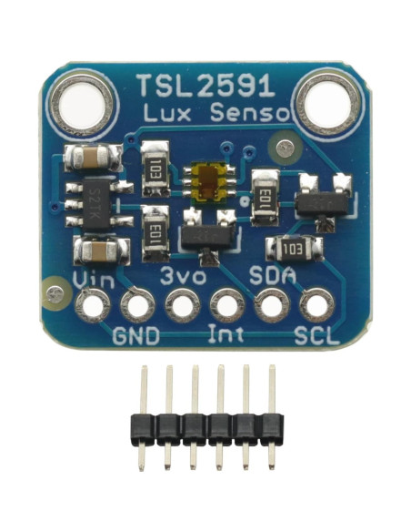 Módulo Sensor de Luz Digital TSL2591 I2C 3.3V-5V - Alta Precisión