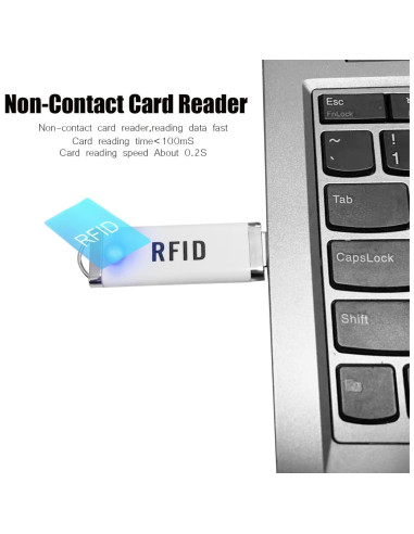 Lector RFID Doble Frecuencia Navfmru 125KHz/13.56MHz USB