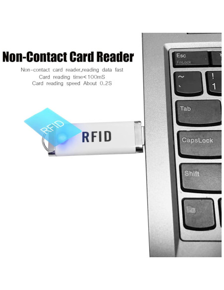 Lector RFID Doble Frecuencia Navfmru 125KHz/13.56MHz USB