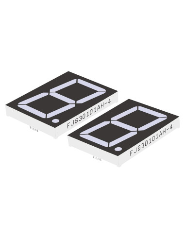 Tubo Digital LED PATIKIL Rojo 7 Segmentos 10 Pines 7.2V