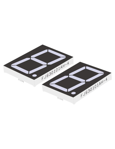 Tubo Digital LED PATIKIL Rojo 7 Segmentos 10 Pines 7.2V