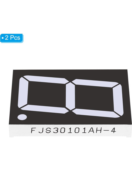 Tubo Digital LED PATIKIL Rojo 7 Segmentos 10 Pines 7.2V