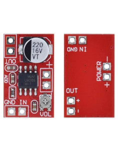 Placa de Micrófono Mini Condensador Electret 5V-12V