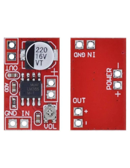 Placa de Micrófono Mini Condensador Electret 5V-12V