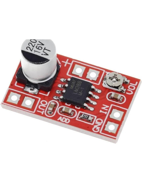 Placa de Micrófono Mini Condensador Electret 5V-12V