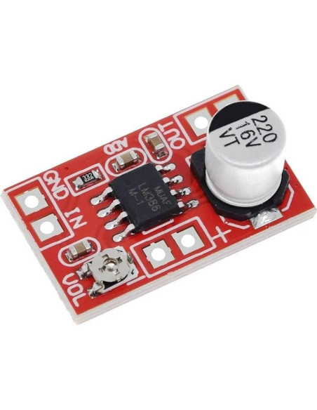 Placa de Micrófono Mini Condensador Electret 5V-12V
