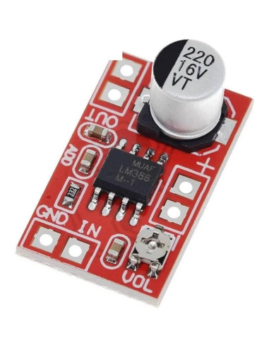 Placa de Micrófono Mini Condensador Electret 5V-12V