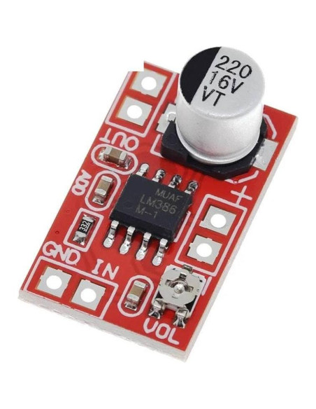 Placa de Micrófono Mini Condensador Electret 5V-12V
