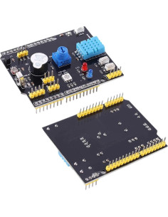 Placa de Expansión Multifuncional ALENERIBINE para R3 con Sensor DHT11 2