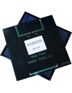 Panel Solar Mini 3W 12V Sunnytech para Proyectos DIY 2
