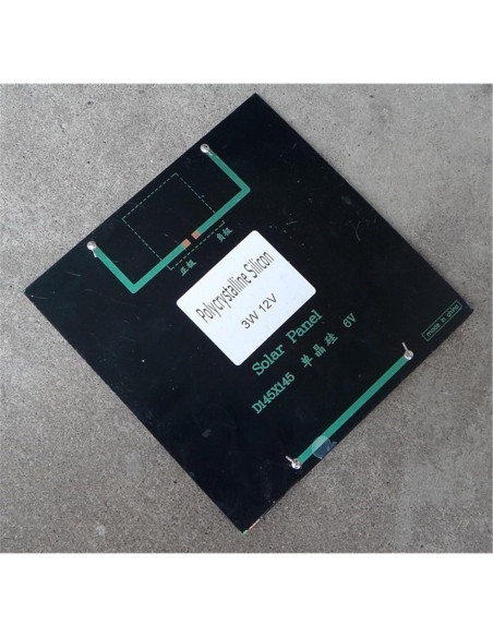 Panel Solar Mini 3W 12V Sunnytech para Proyectos DIY