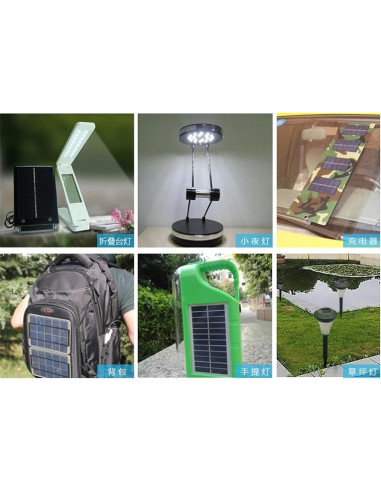 Panel Solar Mini 3W 12V Sunnytech para Proyectos DIY