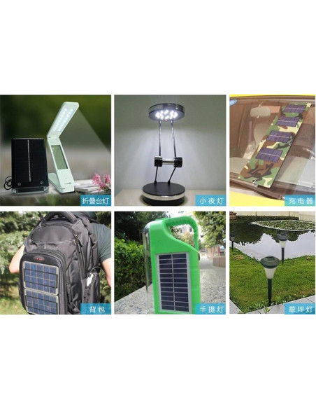 Panel Solar Mini 3W 12V Sunnytech para Proyectos DIY