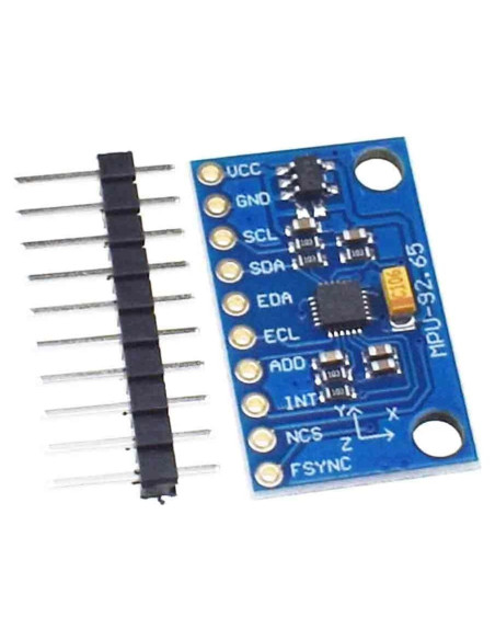 Sensor Giroscopio Acelerómetro MPU6500 Labriciyon 6 Ejes I2C SPI