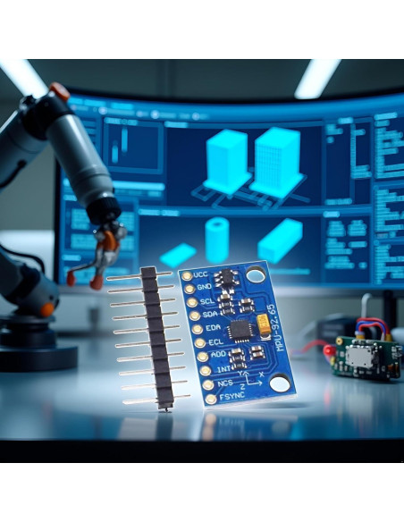 Sensor Giroscopio Acelerómetro MPU6500 Labriciyon 6 Ejes I2C SPI