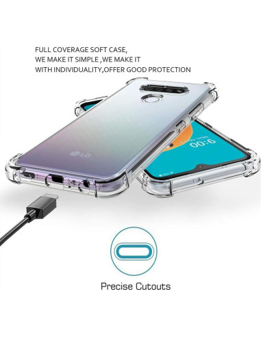 Funda Transparente Osophter para LG K51 - TPU Reforzada