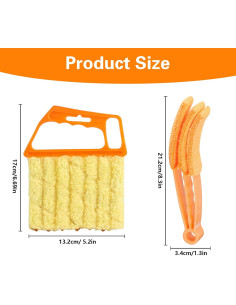 Juego de 2 Cepillos Limpiadores de Persianas Zxglxinyao 2