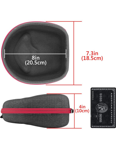 Funda Dura para Auriculares Geekria Shield Gris Oscuro