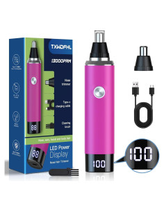 Recortador de Vello Nasal y Oído TXWDFHL Recargable IPX7