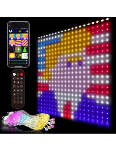 Luces de Cortina Inteligentes Weecrestar 2x2m LED RGBIP65 2