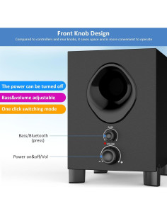 Altavoces Bluetooth 2.1 OROW S213 con Subwoofer 18W 2