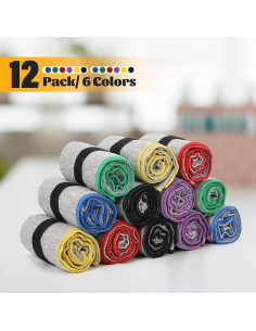 Paquete de 12 Toallas de Gimnasio Microfibra NUOYEE 100x40 cm 2