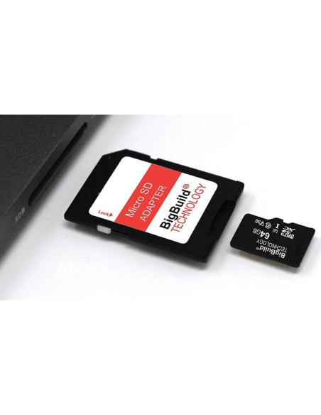 Tarjeta Micro SDXC U3 64GB BigBuild para DJI Air 3S, Mavic 3 Pro