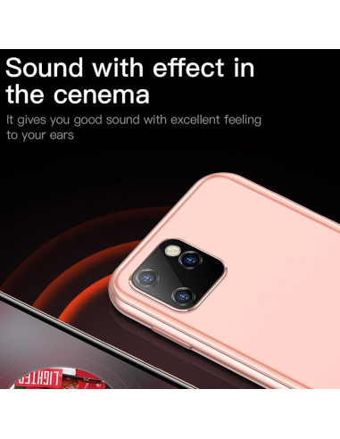 Dilwe XS11 Mini Smartphone 3G Rosa 2.5" 1GB RAM 8GB