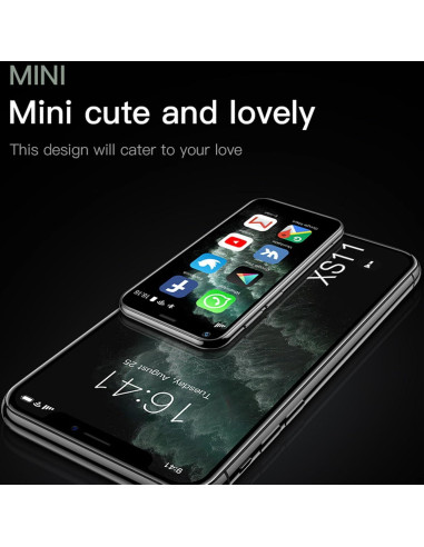 Dilwe XS11 Mini Smartphone 3G Rosa 2.5" 1GB RAM 8GB