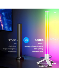 Barra de Luz LED RGB TJOY 360 Bluetooth Control Remoto 2