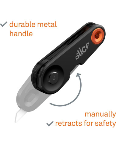 Cuchillo Plegable Slice 10495 | Hoja de Cerámica Segura 10cm