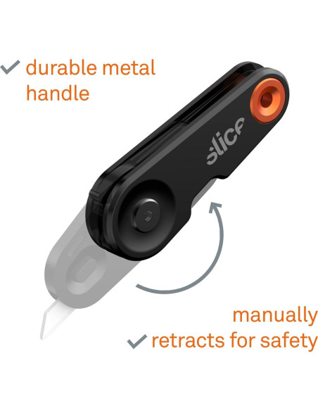 Cuchillo Plegable Slice 10495 | Hoja de Cerámica Segura 10cm