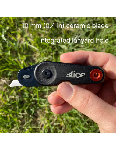 Cuchillo Plegable Slice 10495 | Hoja de Cerámica Segura 10cm