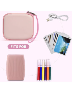 Funda de Impresora Casmilee para Fujifilm Instax Mini Link 3 - Rosa 2