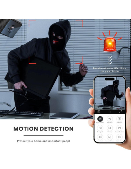 Mini Cámara de Seguridad Inalámbrica Terura GF19 1080P WiFi