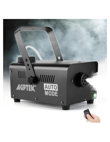 Máquina de Niebla AGPTEK 500W con Control Remoto y Rocío Automático