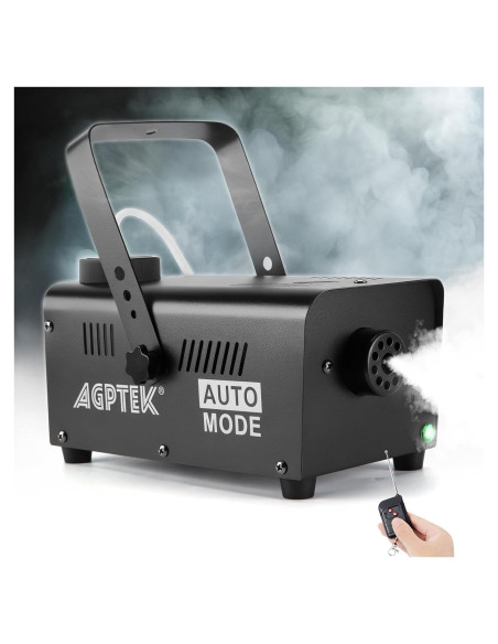 Máquina de Niebla AGPTEK 500W con Control Remoto y Rocío Automático