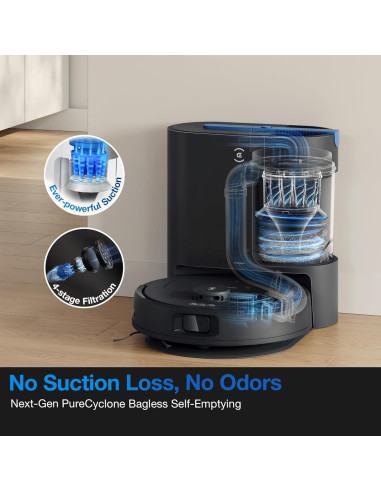 Aspiradora Robot ECOVACS DEEBOT N20e Plus 10000Pa Sin Bolsa