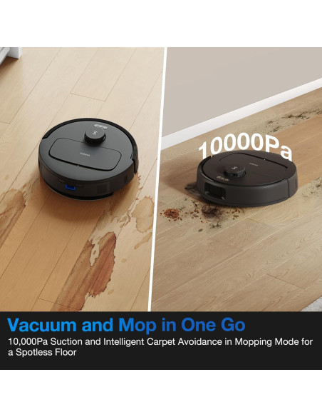 Aspiradora Robot ECOVACS DEEBOT N20e Plus 10000Pa Sin Bolsa