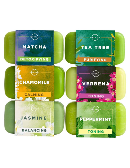 Set de Jabón Natural O Naturals - Té Verde 6 Piezas 737g