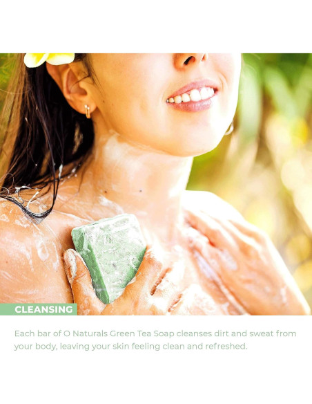 Set de Jabón Natural O Naturals - Té Verde 6 Piezas 737g