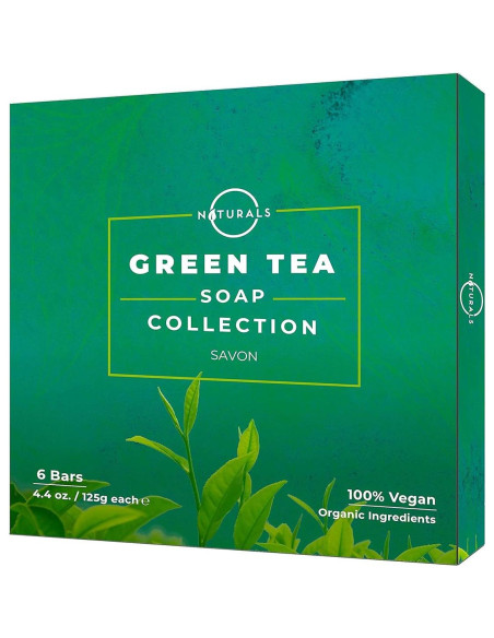 Set de Jabón Natural O Naturals - Té Verde 6 Piezas 737g