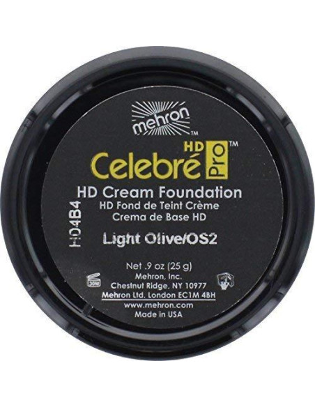 Maquillaje en Crema Pro-HD Mehron 25 g Oliva Claro