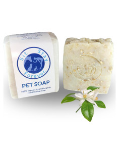 Jabón Vegano Orgánico para Mascotas Siéntate Quédate 198g